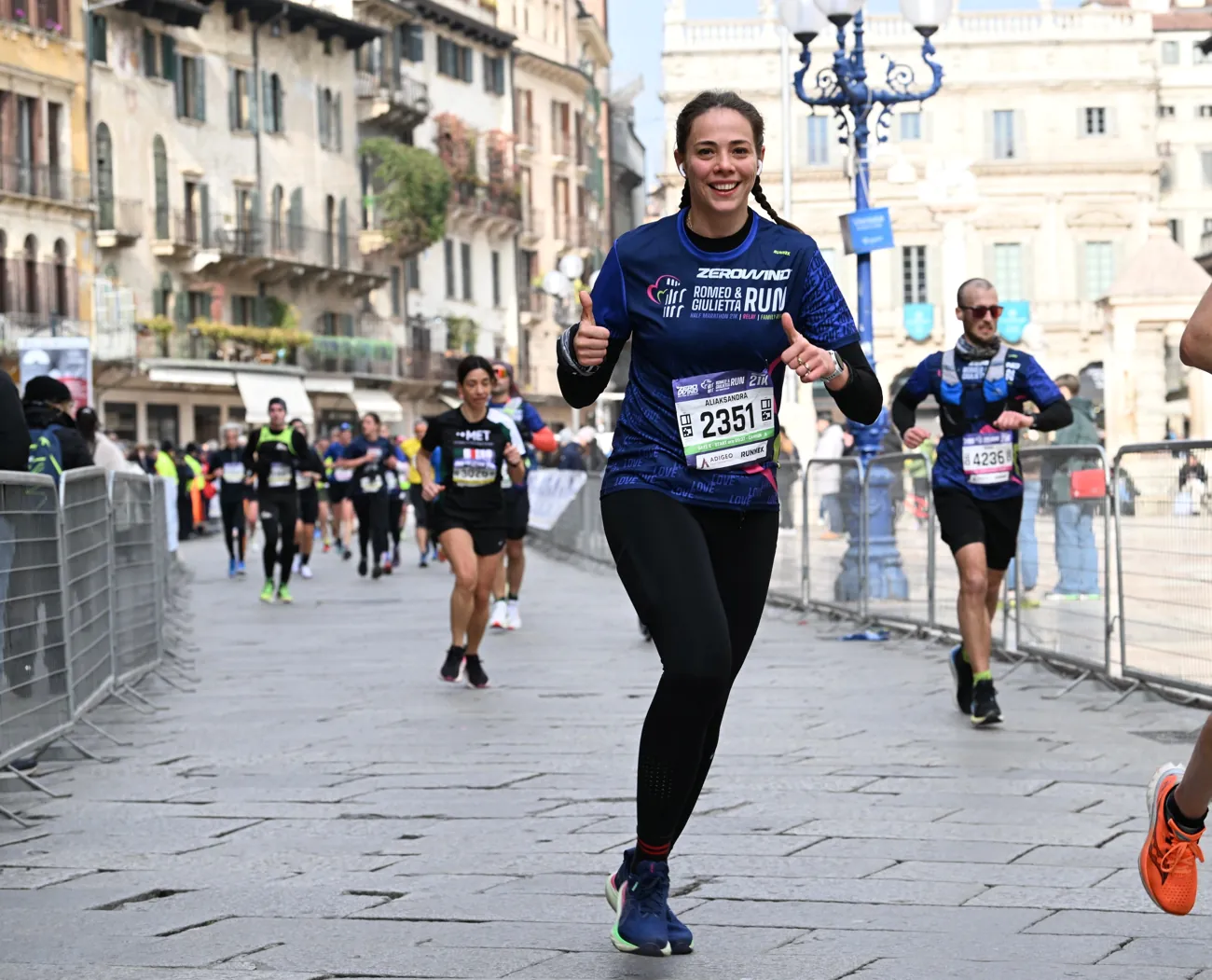 Sasha (Bologna), Marathon-Finisherin