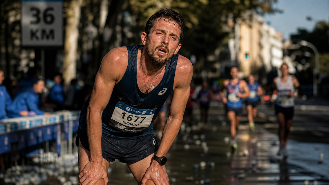 exhausted runner
