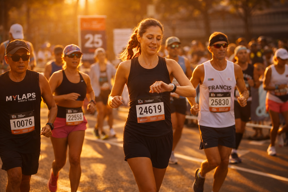 runner pacing in race